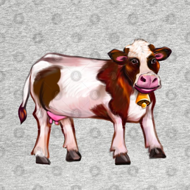 Old Macdonald had a farm and on that farm he had a cow wearing a bell. Cow by Artonmytee